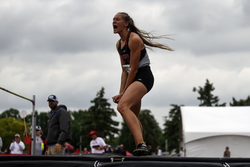 Brandon Valley’s Jayaunna Stroh captures fifth-consecutive Class AA state girls high jump championship